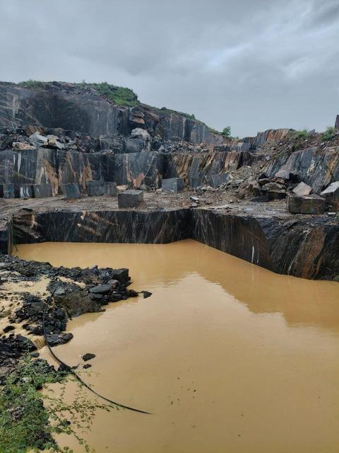Active quarry operations at Matru Mines